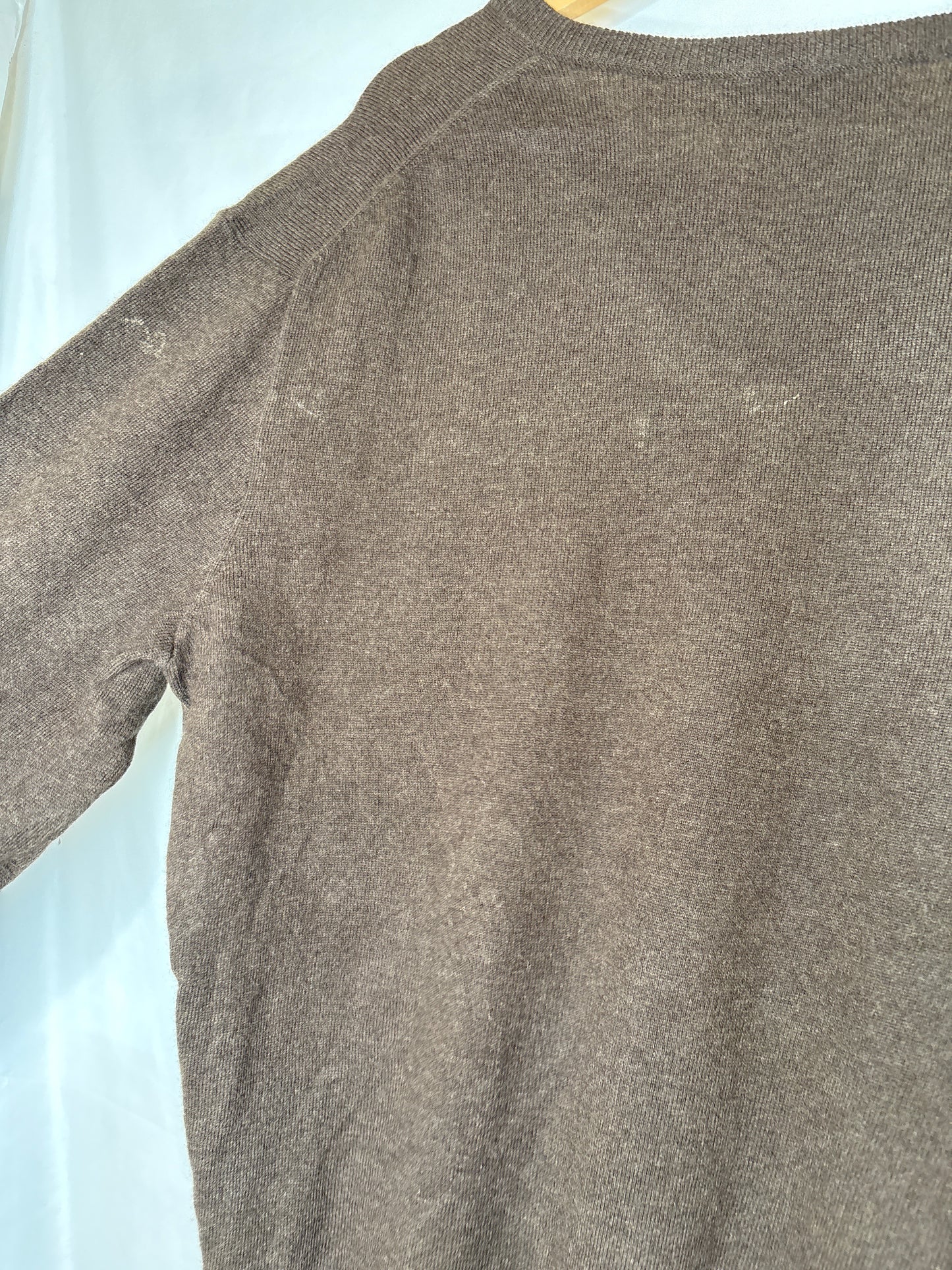 Polo by Ralph Lauren brown knit jumper Large