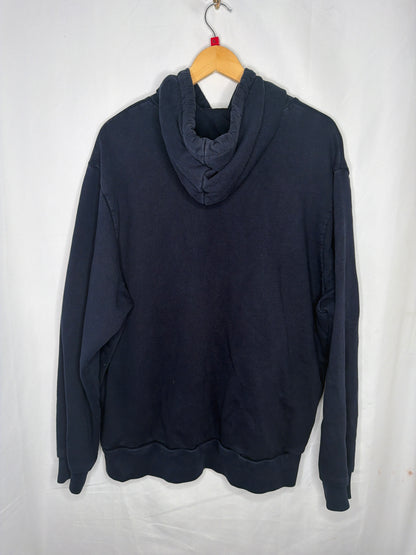 Lacoste navy pull over hoodie XL