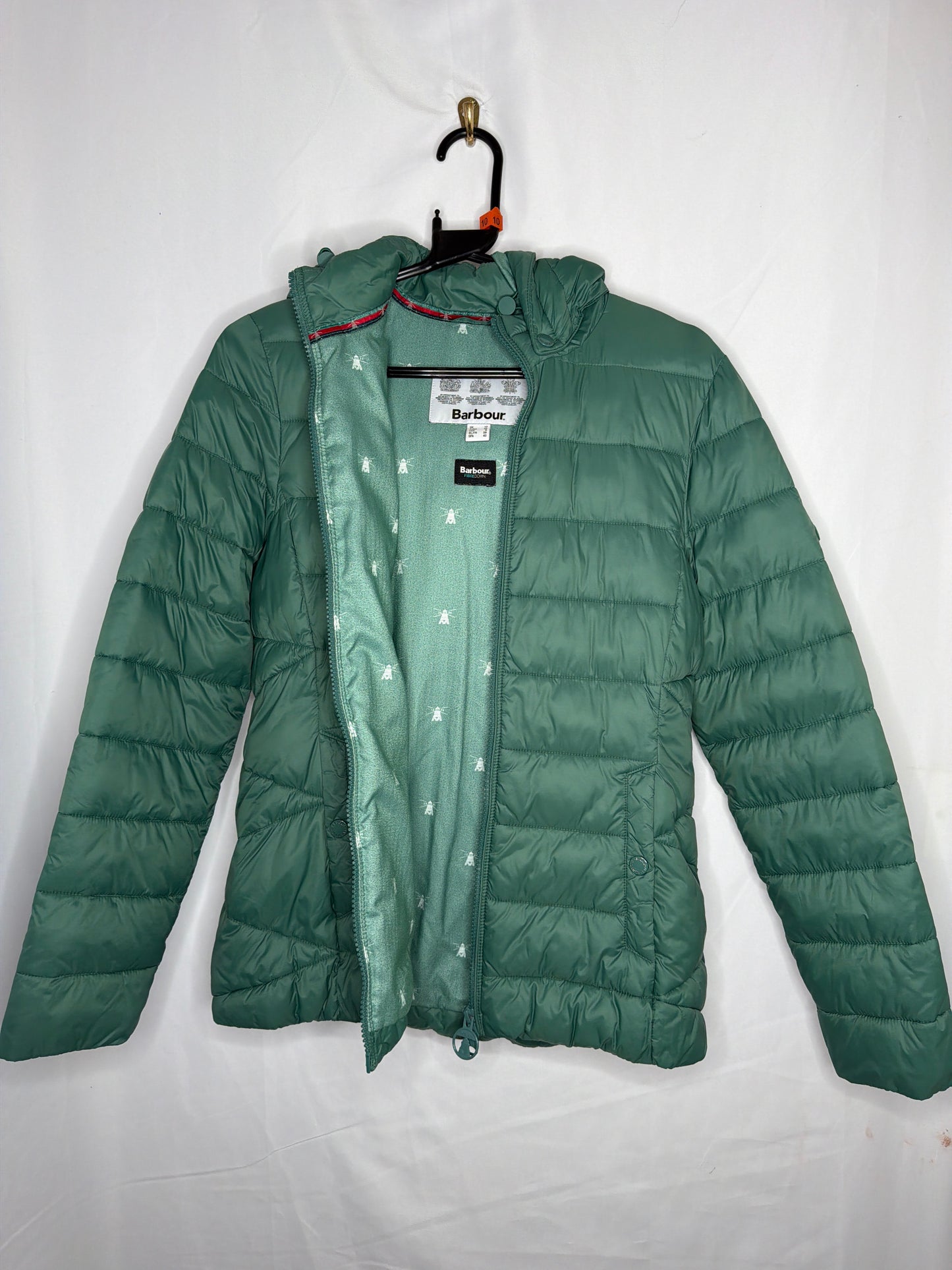 Barbour fibre down puffer. Uk10