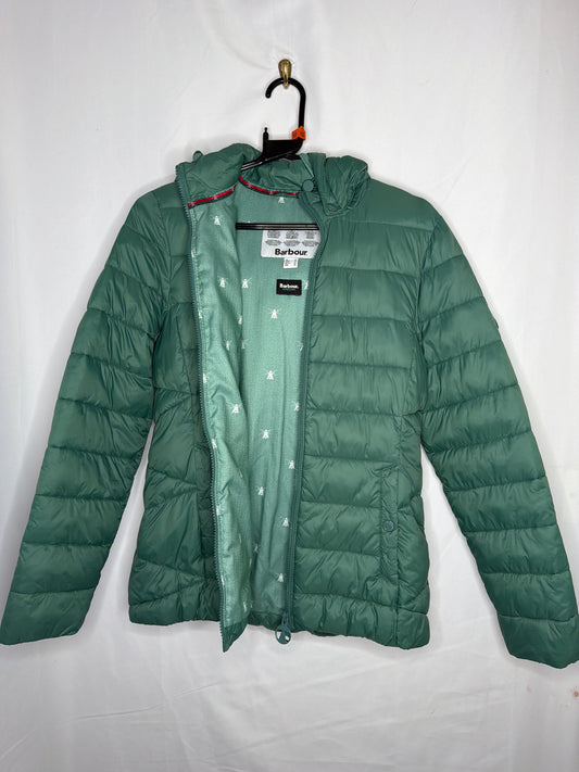 Barbour fibre down puffer. Uk10