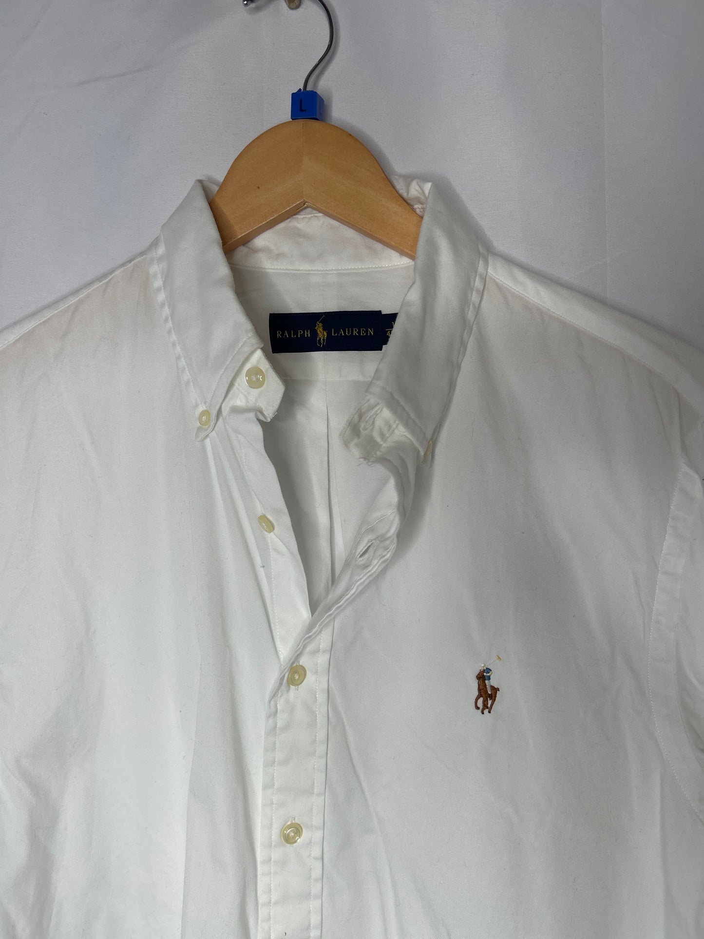 Ralph lauren buttoned dress shirt white