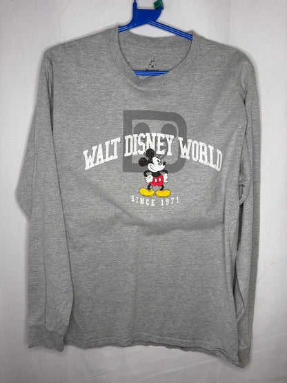 Disneyland Mickey mouse graphic printed long sleeve T-shirt1