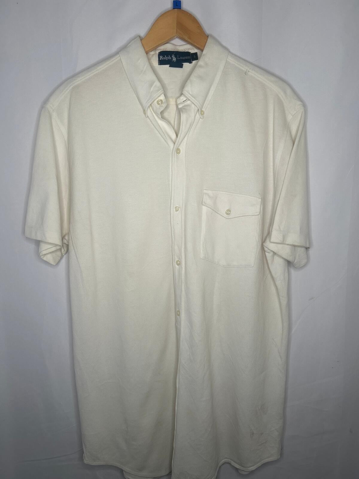 Ralph lauren button up dress shirt large0