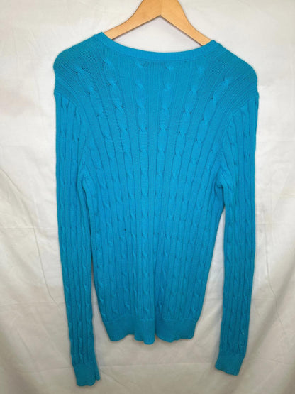 Ralph lauren cable knit aqua Large2
