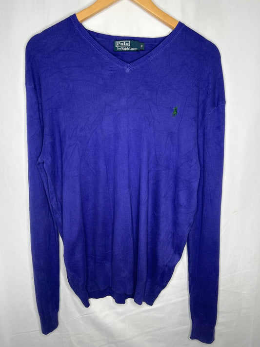Polo by ralph lauren purple sweater size small0
