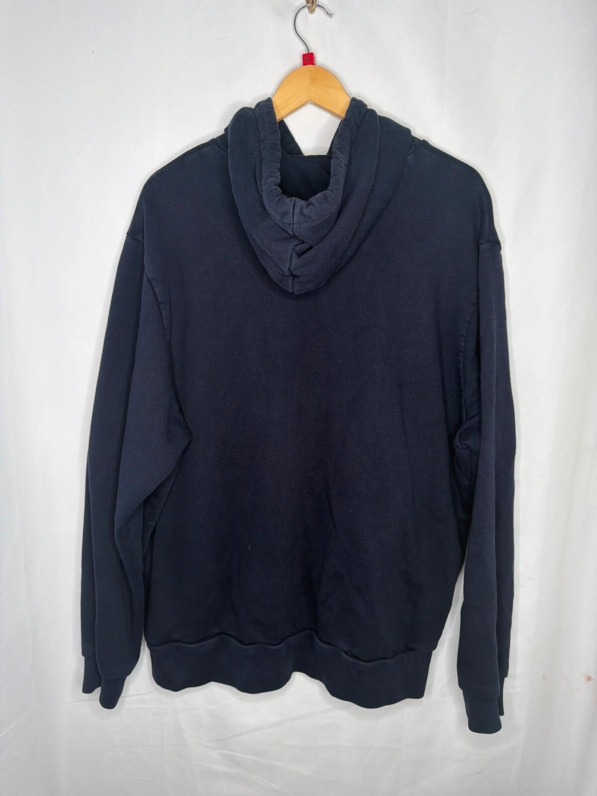 Lacoste navy pull over hoodie XL2