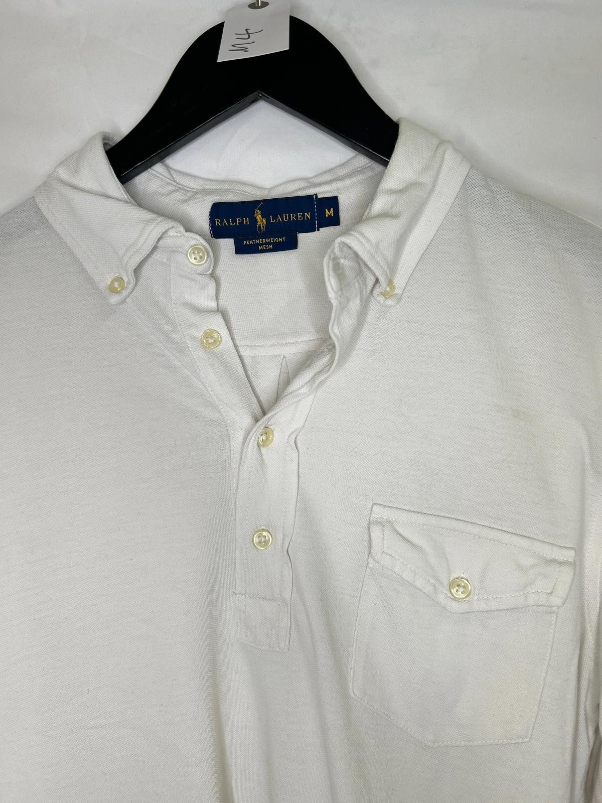 Ralph lauren Featherweight mesh Quarter button top1