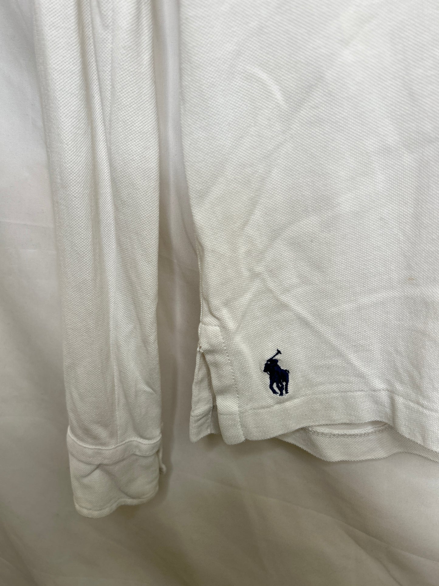 Ralph lauren Featherweight mesh Quarter button top