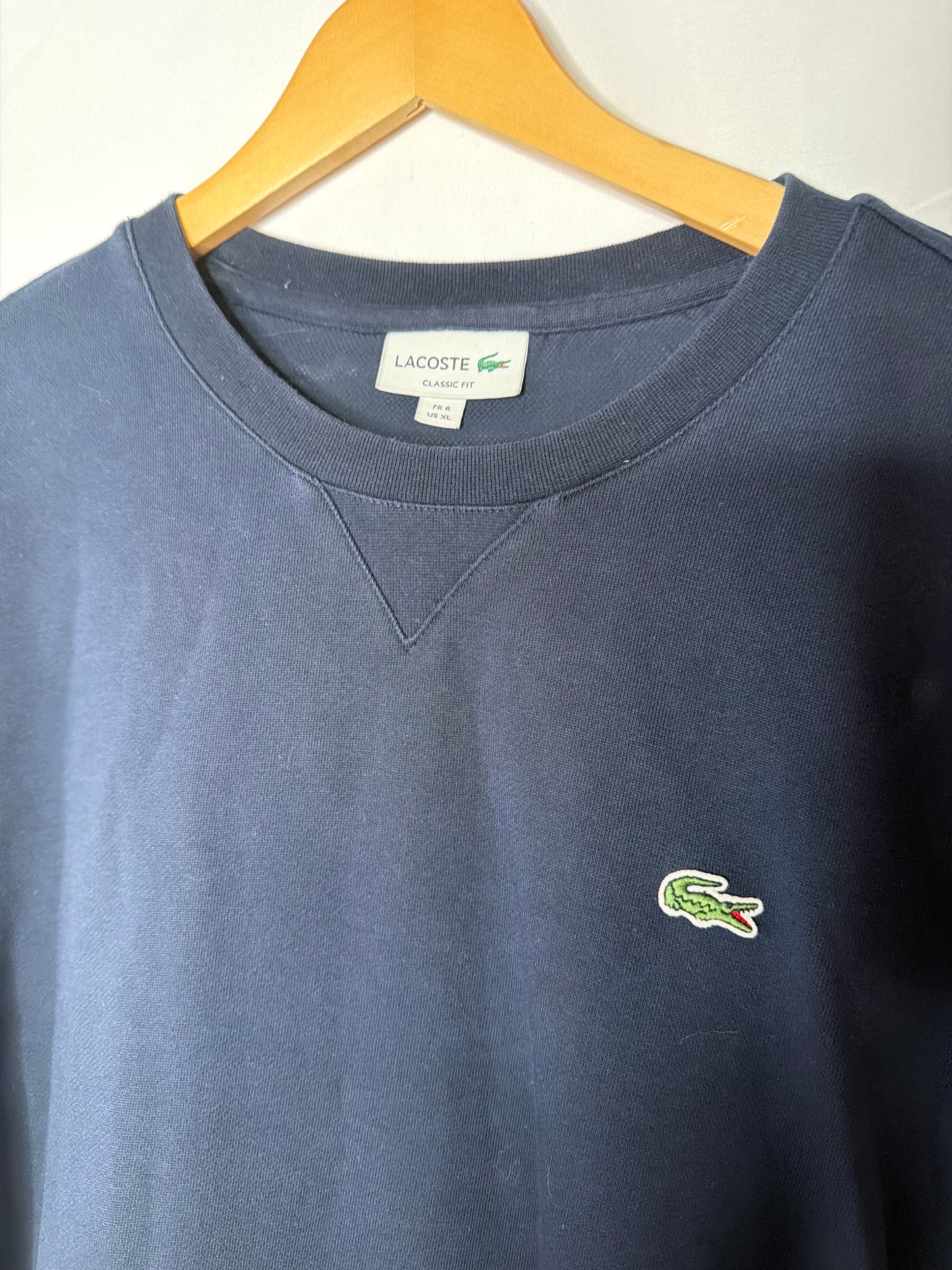 Lacoste Navy jumper size XL