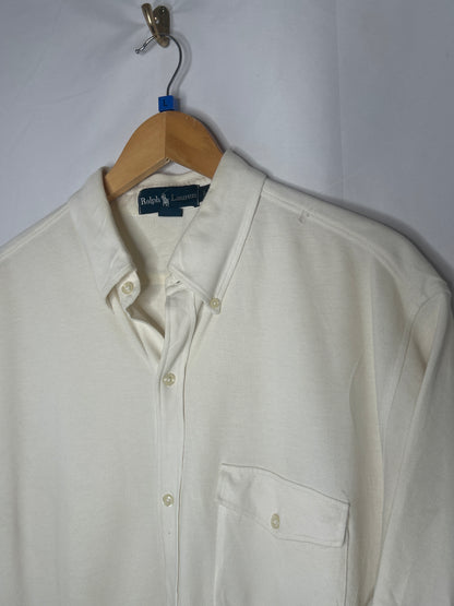 Ralph lauren button up dress shirt large