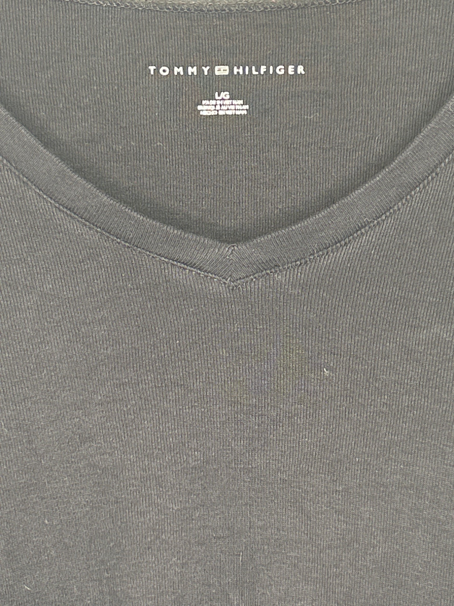 Tommy Hilfiger long sleeve top black large/12