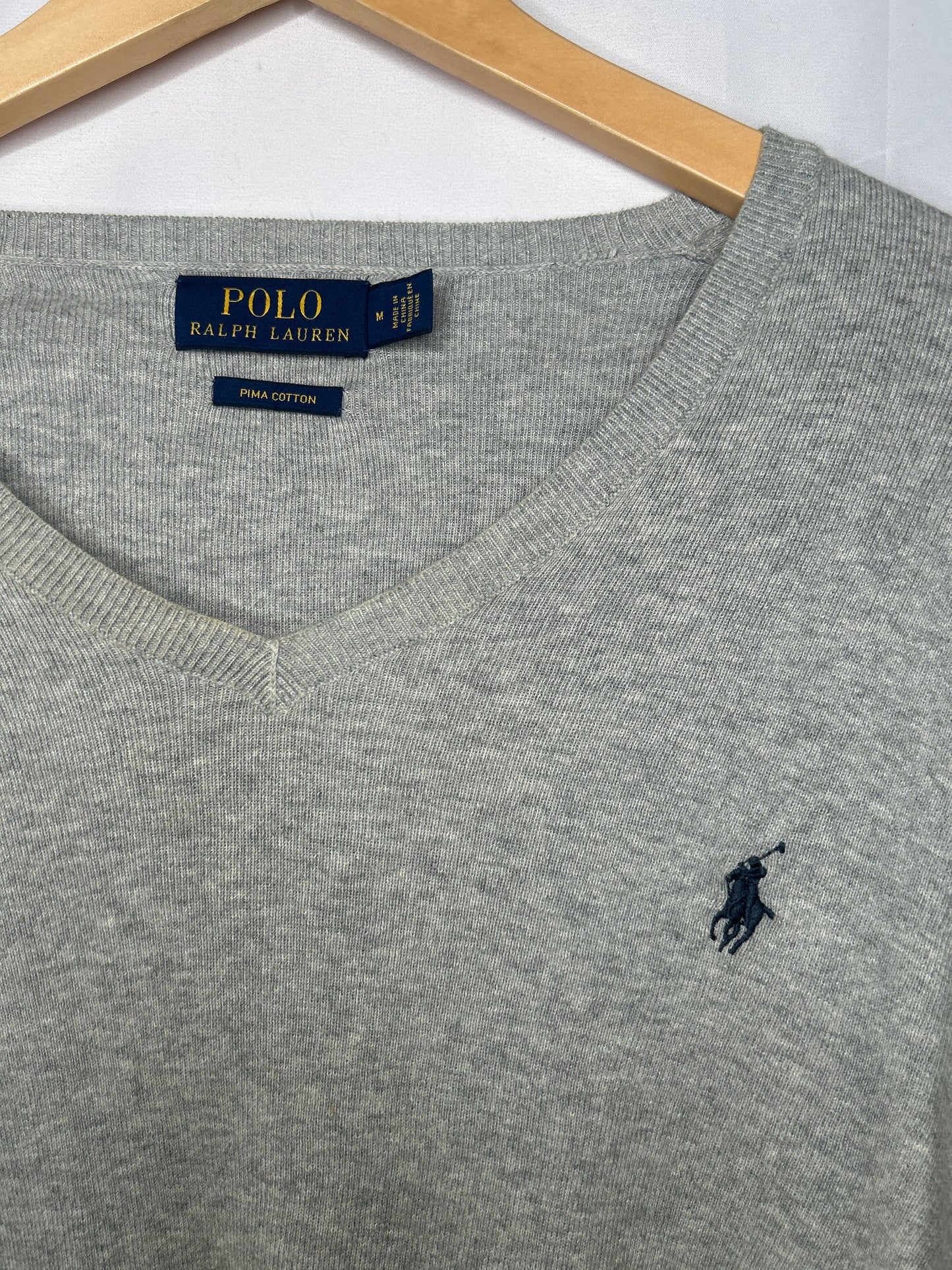 Polo ralph lauren pima cotton sweater size medium