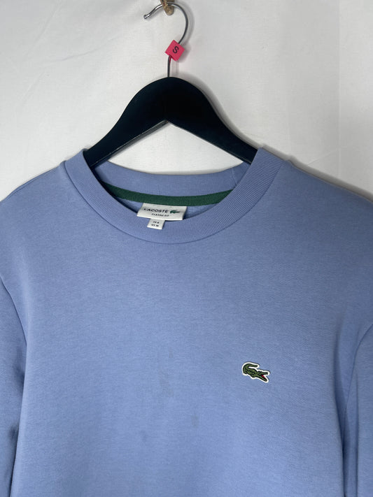 Lacoste baby blue long sleeve jumper small