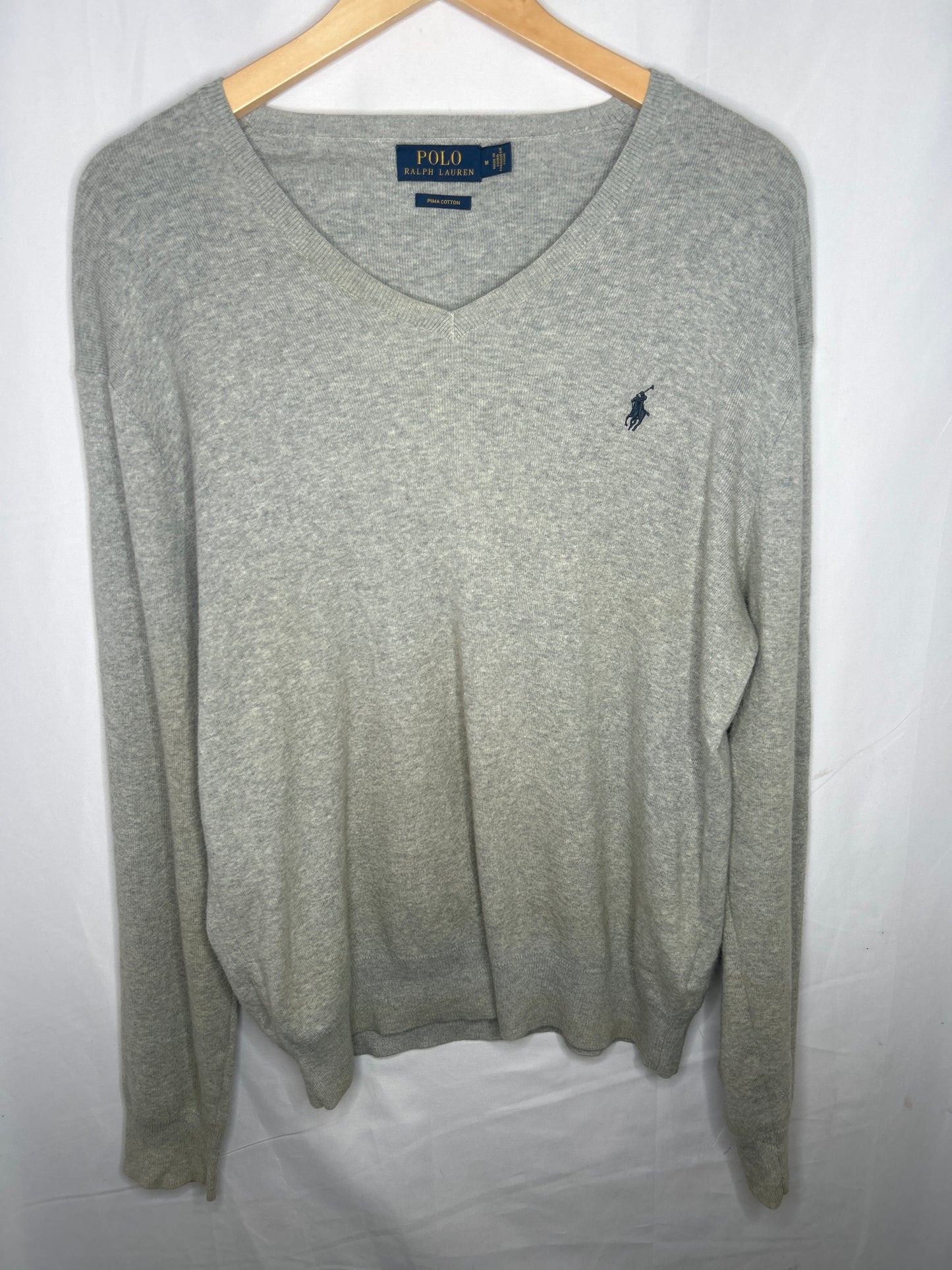 Polo ralph lauren pima cotton sweater size medium