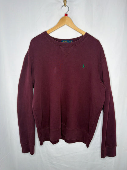 Ralph lauren burgundy jumper XL