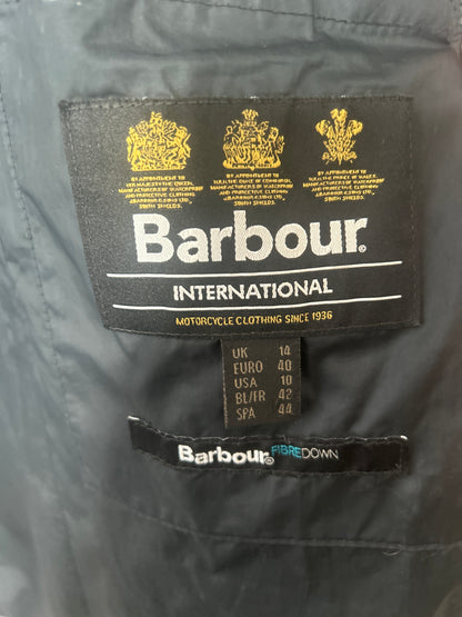 Barbour women’s quilted jacket Hooded&belted Size 12