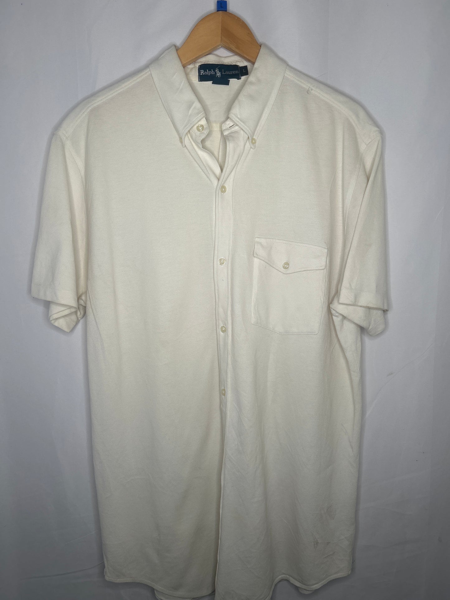 Ralph lauren button up dress shirt large