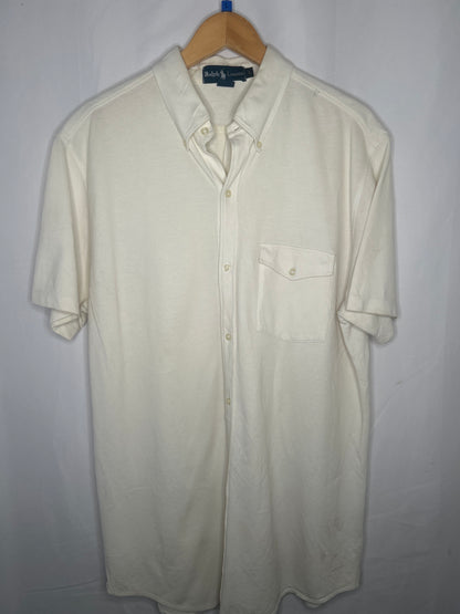 Ralph lauren button up dress shirt large