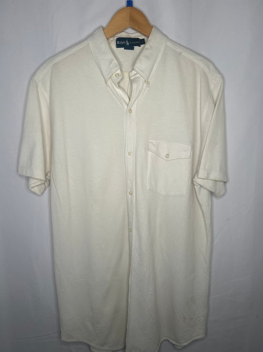 Ralph lauren button up dress shirt large