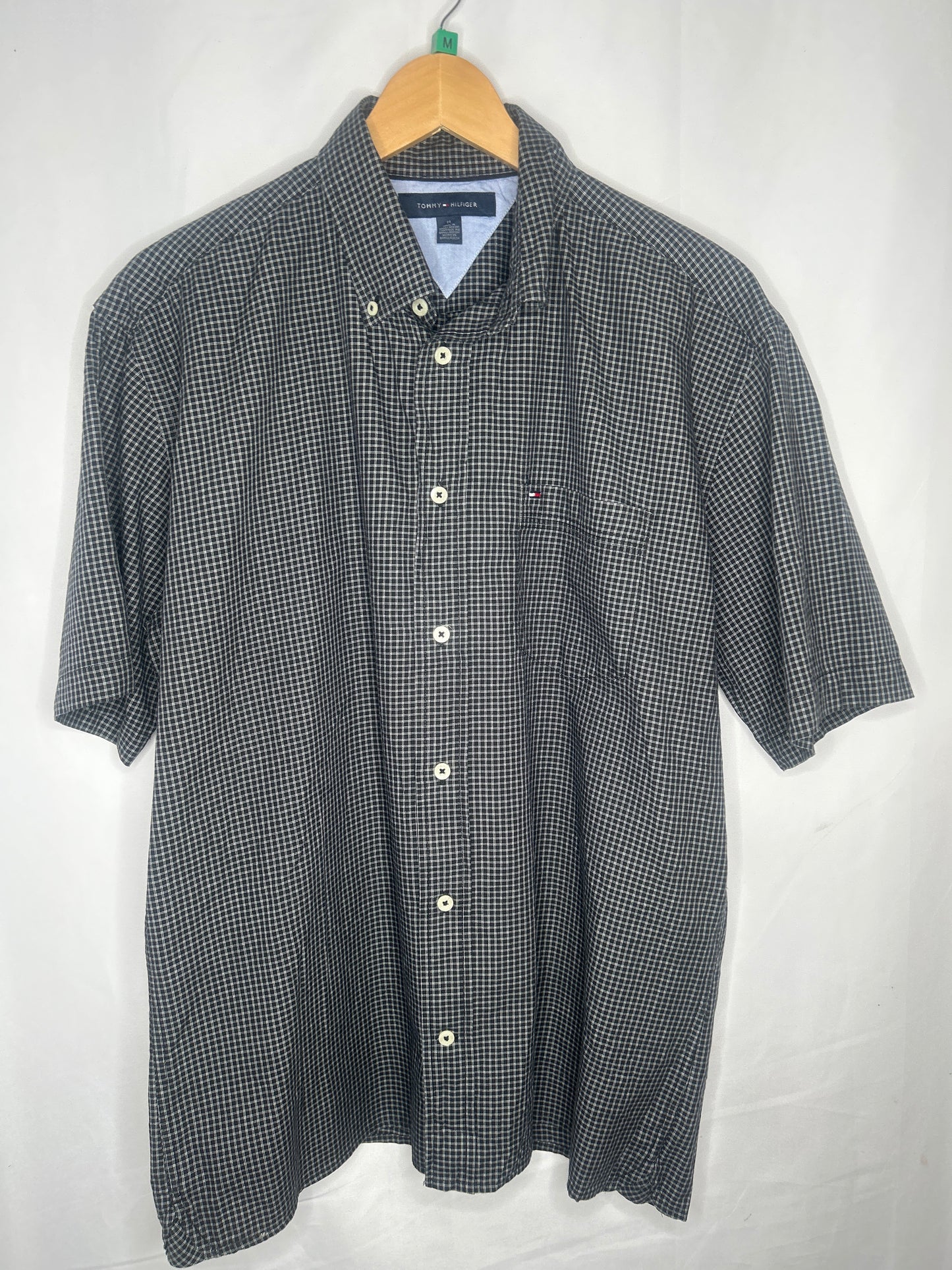 Tommy hilfiger short sleeve dress shirt button up