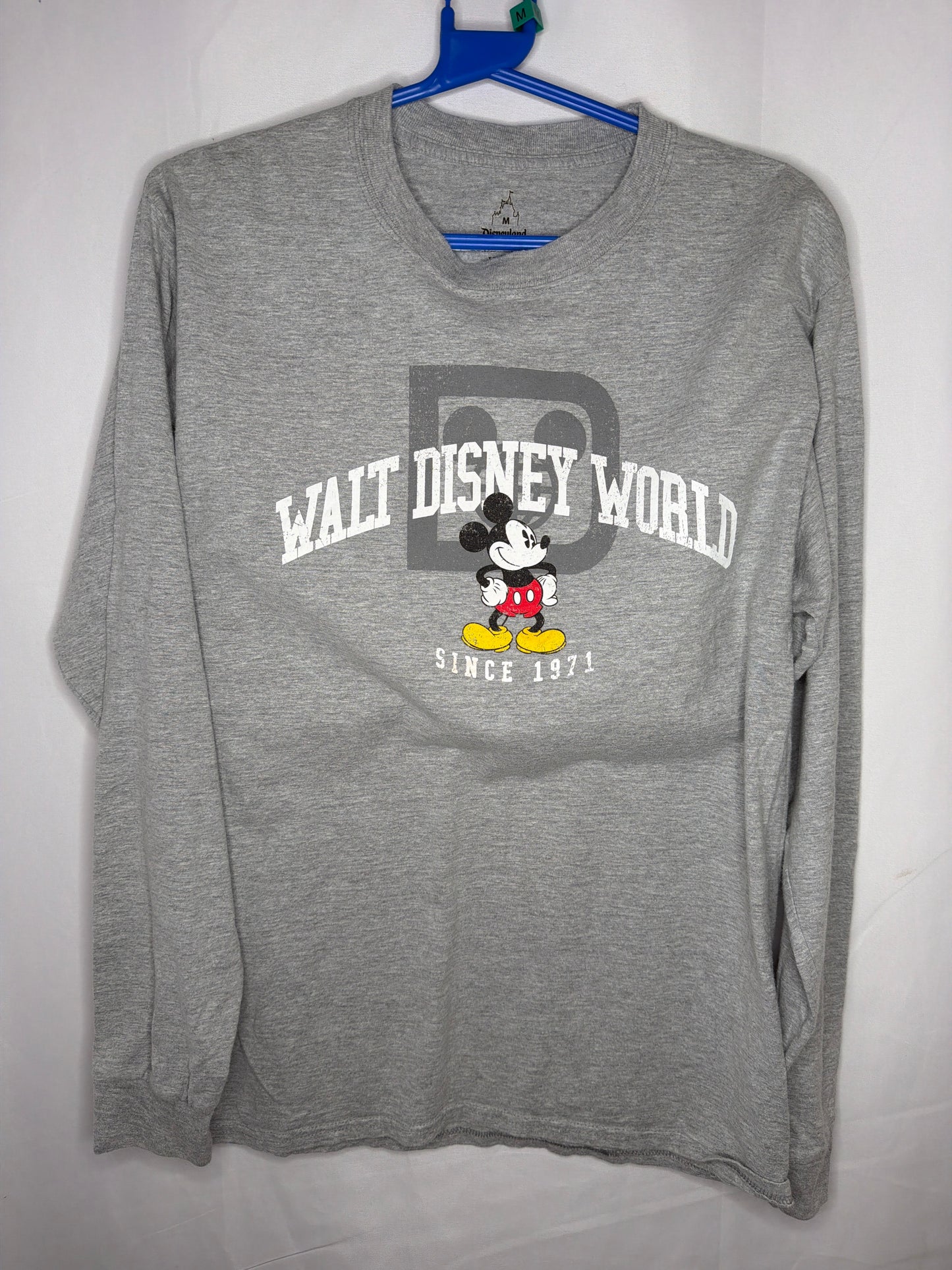 Disneyland Mickey mouse graphic printed long sleeve T-shirt