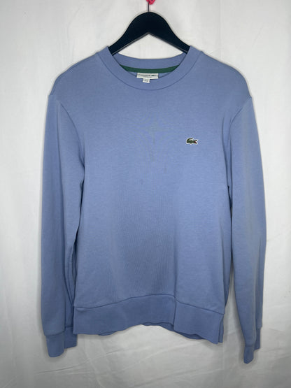 Lacoste baby blue long sleeve jumper small