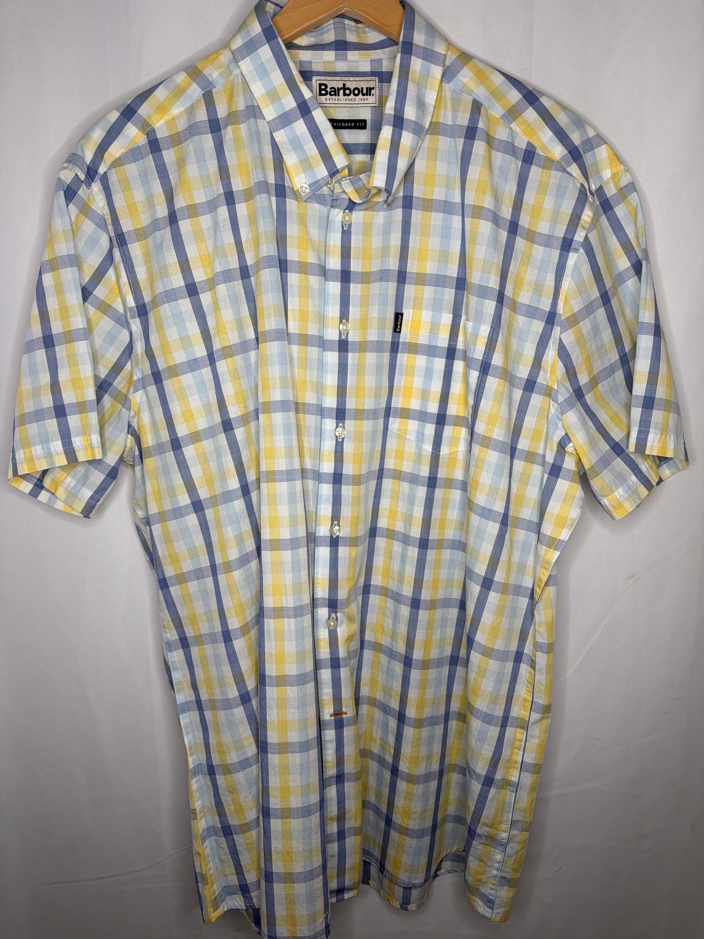Barbour mens dress shirt large