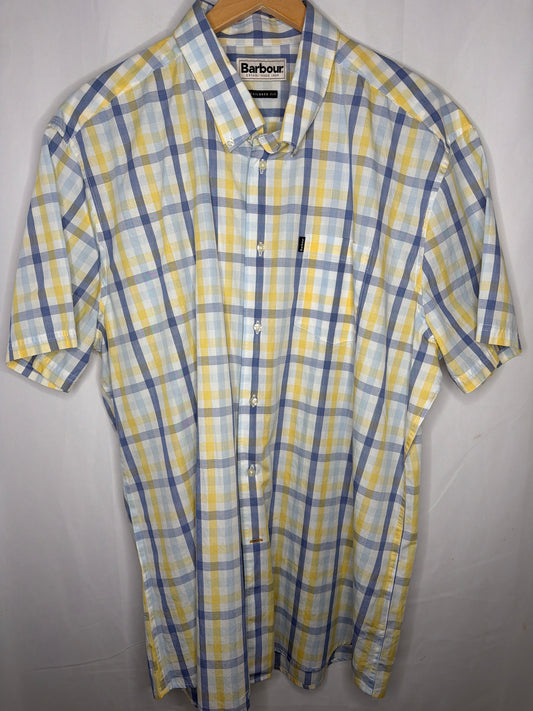 Barbour mens dress shirt large