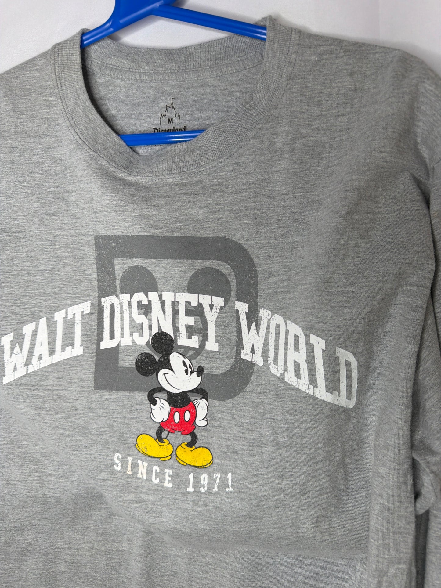Disneyland Mickey mouse graphic printed long sleeve T-shirt