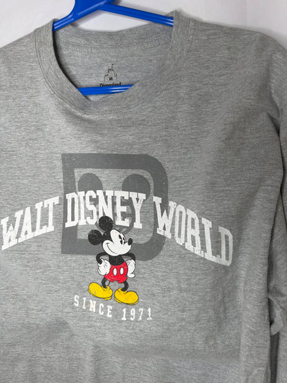 Disneyland Mickey mouse graphic printed long sleeve T-shirt