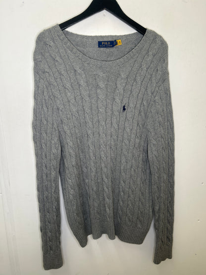 Ralph lauren cable knit jumper Size large