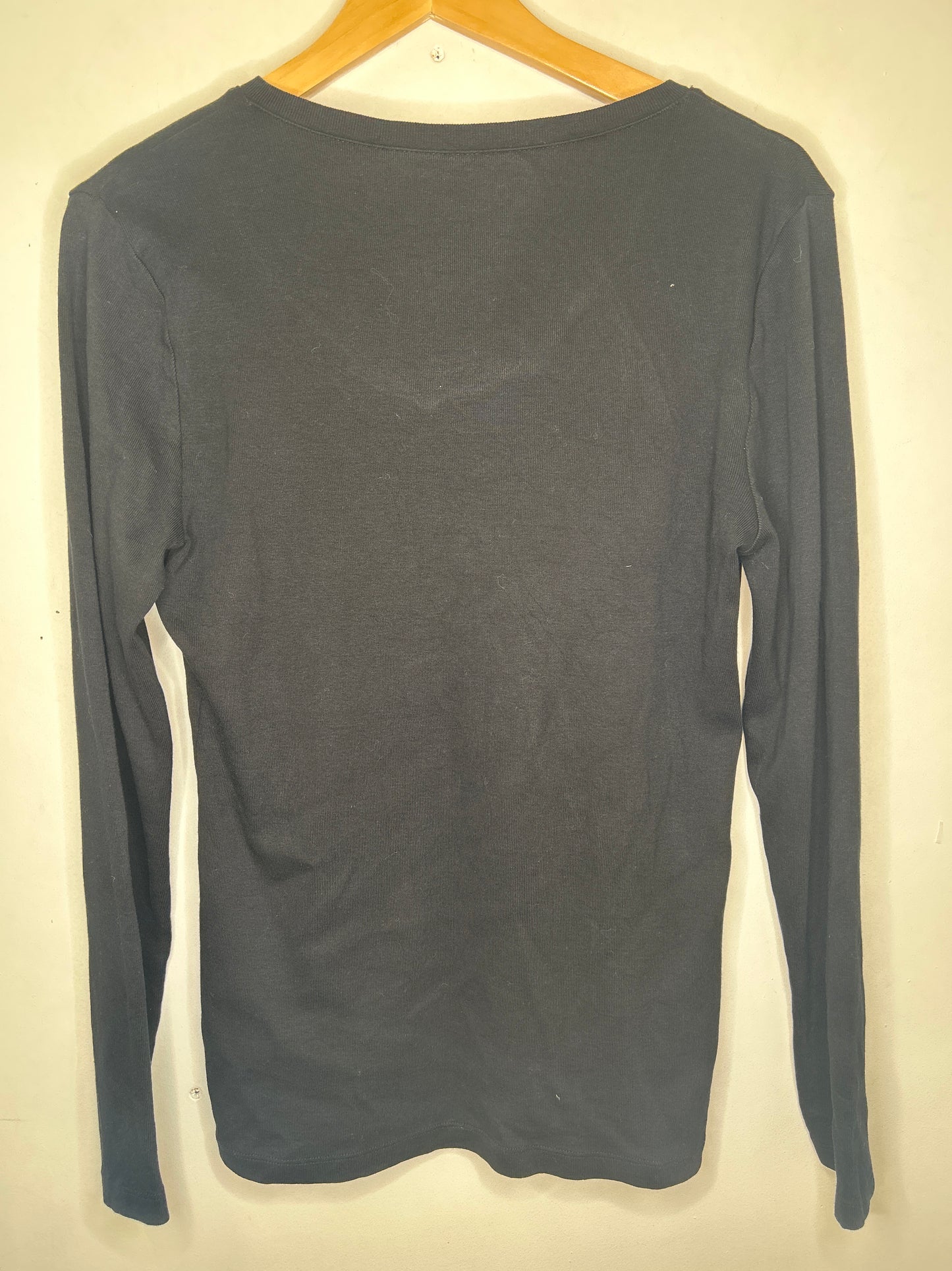 Tommy Hilfiger long sleeve top black large/12