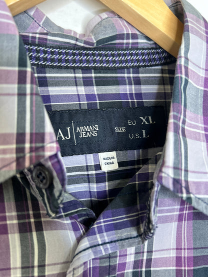 Armani jeans button dress shirt M